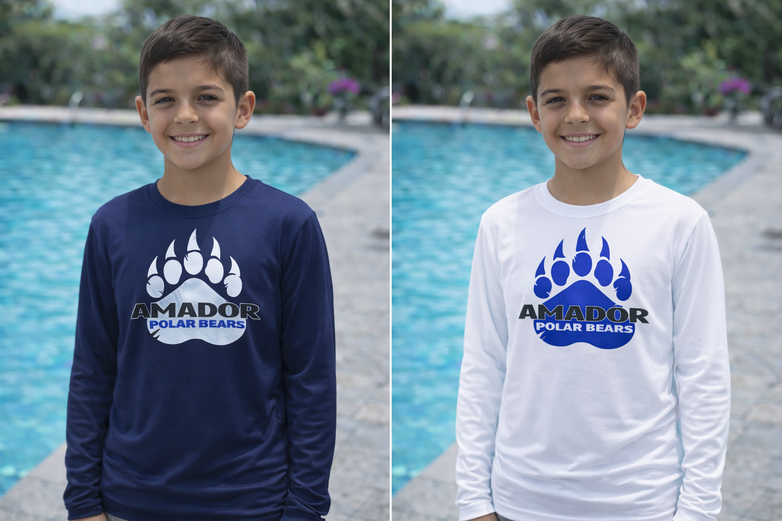 Polar Bears Dry Fit Kids Shirt