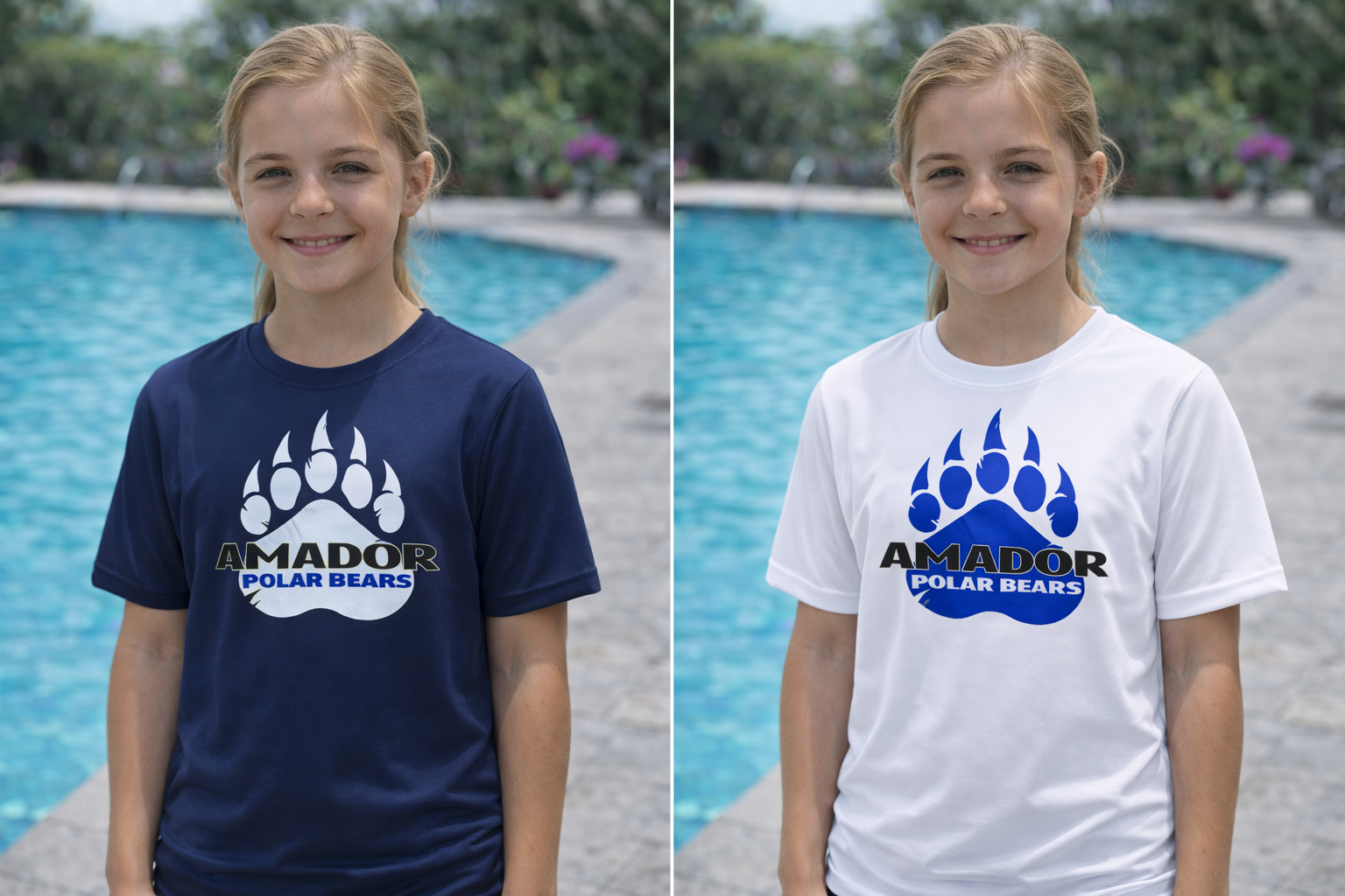 Polar Bears Dry Fit Kids Shirt